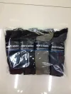 Street stall foreign trade surplus inventory, available in stock, packaged cotton men's socks, men's socks, wide socks, double-needle men's socks details Picture